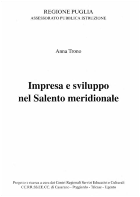 Il volume è parte della grande raccolta denominata “Libri di Puglia”, progetto di digitalizzazione a cura di Nicola Pergola che ha lo scopo di rendere fruibile la produzione editoriale dei Centri regionali di servizi educativi e culturali e degli Assessorati alla cultura e alla Pubblica Istruzione della Regione Puglia, dal 1968 agli anni 2000.  Realizzato dai CRSEC di Casarano, Poggiardo, Tricase e Ugento, il volume dà conto delle risultanze di un'articolata ricerca sulle condizioni socioeconomiche del Basso Salento, condotta nell'ambito della cattedra di Geografia dell'Università di Lecce. Esaminata brevemente la realtà geografica del Salento delle Serre, vengono subito indagati l'aspetto dello sviluppo demografico – dall'alfabetizzazione alle tossicodipendenze, dall'o...