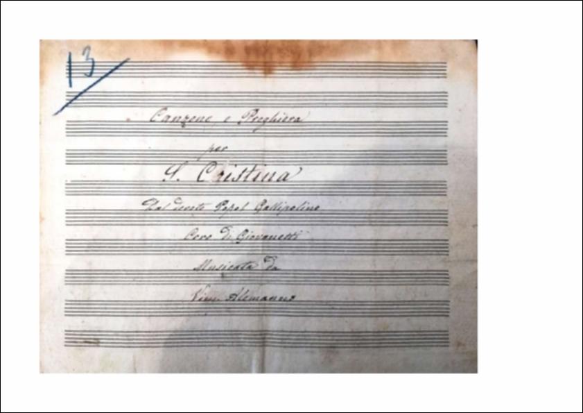 L'inno "L'aurora di Tiro", dedicato a Santa Cristina di Gallipoli, è una composizione sacra composta nel 1868 da Vincenzo Alemanno. 

Poiché il Patrocinio di Santa Cristina sulla città risale al 1867, questa composizione riveste una particolare importanza storica: rappresenta infatti il più antico Inno sacro gallipolino oggi conosciuto ed è considerato il modello di riferimento per le successive composizioni religiose cittadine.

<div><br></div><div>La festa patronale di Santa Cristina, protettrice della città di Gallipoli, si svolge annualmente nei giorni 23, 24 e 25 luglio e rappresenta uno dei momenti più sentiti della vita religiosa, sociale e culturale cittadina. Secondo la tradizione, la Santa avrebbe liberato Gallipoli dal colera che nel 1867 causò...