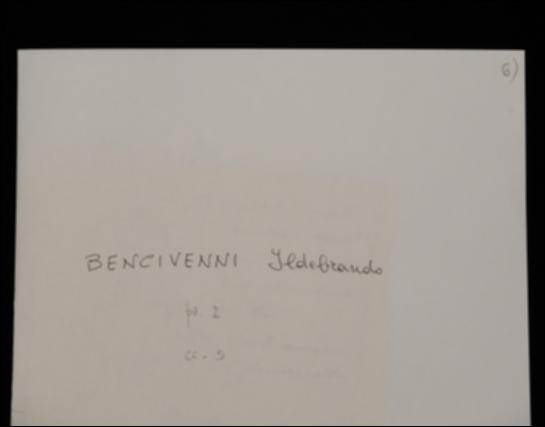 Nella lettera, Ildebrando Bencivenni propone a Laterza un progetto di pubblicazione di alcuni volumetti per le scuole elementari