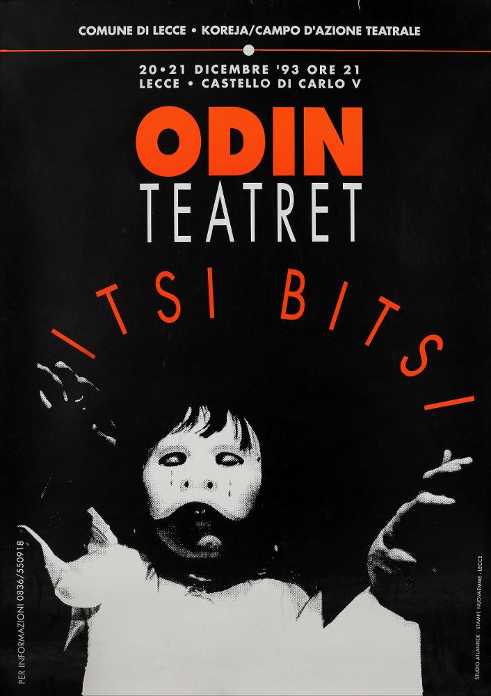 L'immagine in oggetto riproduce la locandina dello spettacolo "Itsi Bitsi", storico spettacolo dell'Odin Teatret. Fondato ad Oslo nel 1964, nel 1974 l'Odin Teatret ha contribuito a dinamizzare alcune comunità salentine attraverso la pratica del baratto, una consuetudine per il gruppo norvegese. Infatti, nel corso della loro lunga storia (oltre 50 anni) fatta di rappresentazioni in oltre 65 paesi diversi, l'Odin ha sviluppato una specifica cultura, basata sulla diversità e sulla pratica del "baratto". Il gruppo di attori dell'Odin mette in scena il proprio lavoro nella comunità che li ospita e, in cambio, questa solitamente contraccambia con canti, musiche e danze appartenenti alla propria tradizione culturale e popolare. Il baratto è uno voluto scambio di manifestazioni...