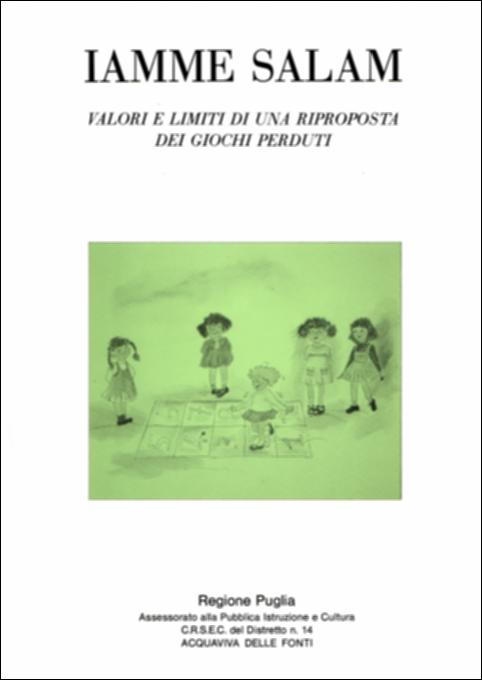 Il volume è parte della grande raccolta denominata “Libri di Puglia”, progetto di digitalizzazione a cura di Nicola Pergola che ha lo scopo di rendere fruibile la produzione editoriale dei Centri regionali di servizi educativi e culturali e degli Assessorati alla cultura e alla Pubblica Istruzione della Regione Puglia, dal 1968 agli anni 2000. Il libro fa seguito alla realizzazione del progetto “Mini olimpiade dei giochi tradizionali” che, nel 1986, coinvolgeva gli alunni della Scuola Elementare G. Verdi di Sammichele di Bari in una attività di ricerca di giochi tradizionali e di costruzione di giocattoli. Con lo scopo di rendere i ragazzi protagonisti attivi di giochi che richiedono poco materiale ma tanta creatività. Una analisi sociologica del gioco, curata da Ettore...