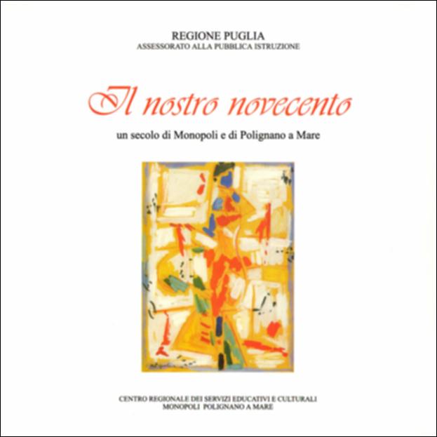 Il volume è parte della grande raccolta denominata “Libri di Puglia”, progetto di digitalizzazione a cura di Nicola Pergola che ha lo scopo di rendere fruibile la produzione editoriale dei Centri regionali di servizi educativi e culturali e degli Assessorati alla cultura e alla Pubblica Istruzione della Regione Puglia, dal 1968 agli anni 2000. Alle soglie del XXI secolo il volume tenta una sintesi – fra storia, arte e letteratura – di quello appena trascorso. La sezione dedicata a Monopoli si apre con un variegato annuario e con una rievocazione del tempo che fu; a cui seguono un saggio sulla produzione locale letteraria, un repertorio bibliografico di autori monopolitani, un saggio sulla produzione artistica. Poi un'incursione nel mondo delle bande e della musica in ge...
