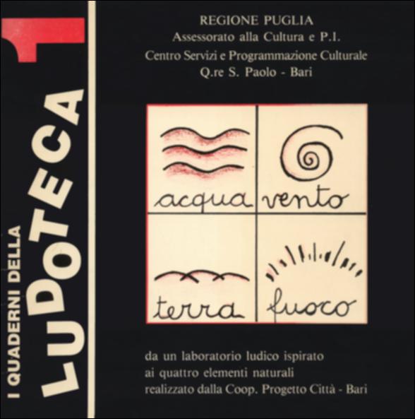 Il volume è parte della grande raccolta denominata “Libri di Puglia”, progetto di digitalizzazione a cura di Nicola Pergola che ha lo scopo di rendere fruibile la produzione editoriale dei Centri regionali di servizi educativi e culturali e degli Assessorati alla cultura e alla Pubblica Istruzione della Regione Puglia, dal 1968 agli anni 2000. La pubblicazione dà conto dei lavori di un laboratorio di sperimentazione ludica realizzato nell'anno scolastico 1985-86 con cinque classi seconde e terze della Scuola Elementare Cirielli del quartiere San Paolo di Bari, con la collaborazione tecnica della cooperativa barese Progetto Città. Una esperienza effettuata nell'ambito di un progetto teso a dotare di una ludoteca questo quartiere del capoluogo contrassegnato da una notevo...
