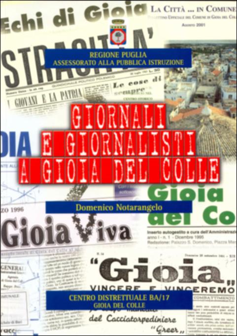 Il volume è parte della grande raccolta denominata “Libri di Puglia”, progetto di digitalizzazione a cura di Nicola Pergola che ha lo scopo di rendere fruibile la produzione editoriale dei Centri regionali di servizi educativi e culturali e degli Assessorati alla cultura e alla Pubblica Istruzione della Regione Puglia, dal 1968 agli anni 2000. Risultato di un'indagine condotta tra i fondi delle biblioteche pubbliche, in archivi di privati cittadini, di tipografie e case editrici, di organizzazioni sindacali e partiti politici, il testo è un'ampia finestra sulla città. Di essa racconta la storia, la cultura, la vita dei suoi figli più illustri e della gente comune, che furono protagonisti e testimoni di cronaca e storia: analizzando la lunga e ricca stagione del giornali...