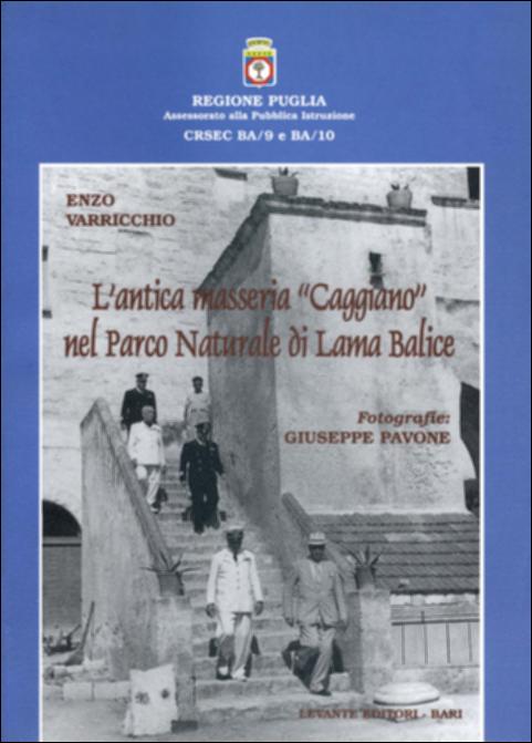 Il volume è parte della grande raccolta denominata “Libri di Puglia”, progetto di digitalizzazione a cura di Nicola Pergola che ha lo scopo di rendere fruibile la produzione editoriale dei Centri regionali di servizi educativi e culturali e degli Assessorati alla cultura e alla Pubblica Istruzione della Regione Puglia, dal 1968 agli anni 2000. Lama Balice è la più estesa delle nove lame – letti di torrenti e fiumiciattoli – che attraversano l'agro barese, un tempo solcata dal torrente Balice, ma è anche lo scrigno naturale che custodisce rari esemplari di specie arboree e di flora, che dà rifugio alla volpe dalla coda argentata, e che preserva opere dell'uomo come “titoli”, chiese rupestri, torri, masserie. Fra queste ultime spicca la quattrocentesca masseria Caggiano: ...