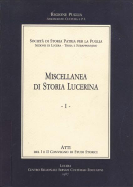 Il volume è parte della grande raccolta denominata “Libri di Puglia”, progetto di digitalizzazione a cura di Nicola Pergola che ha lo scopo di rendere fruibile la produzione editoriale dei Centri regionali di servizi educativi e culturali e degli Assessorati alla cultura e alla Pubblica Istruzione della Regione Puglia, dal 1968 agli anni 2000. Il testo – nato dalla collaborazione con la sezione lucerina della Società di Storia Patria per la Puglia – raccoglie le relazioni tenute nei convegni “Lucera e la Capitanata: società civile e cultura religiosa” e “Preistoria e protostoria di Lucera e del suo territorio”: giornate di studio senza dubbio esemplari quanto a impostazione metodologica e documentata ricerca. Palma di Cesnola, Tozzi e Calattini relazionano sulla preisto...