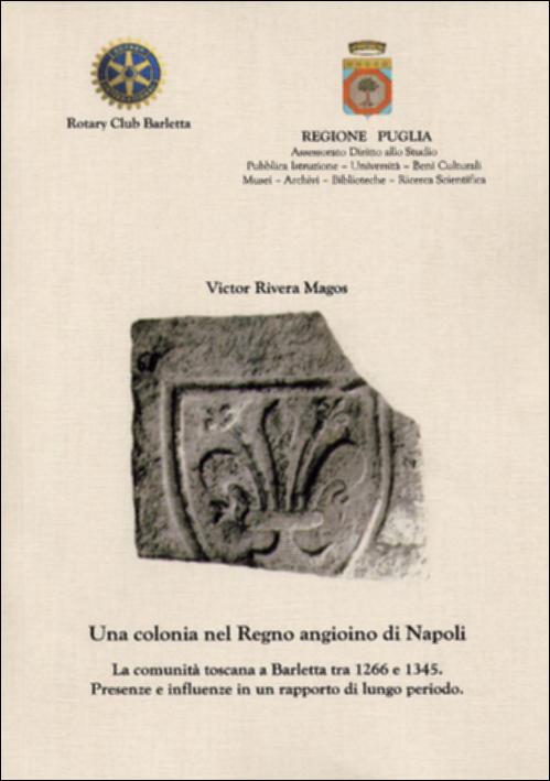 Il volume “Una colonia nel regno angioino di Napoli” è parte della grande raccolta denominata “Libri di Puglia”, progetto di digitalizzazione a cura di Nicola Pergola che ha lo scopo di rendere fruibile la produzione editoriale dei Centri regionali di servizi educativi e culturali e degli Assessorati alla cultura e alla Pubblica Istruzione della Regione Puglia, dal 1968 agli anni 2000. Nel momento in cui Barletta conosce il picco dello sviluppo urbano, sociale ed economico, l'arrivo in città di una comunità fiorentina costituisce un'ulteriore spinta propulsiva. Lo studio copre i primi ottant'anni del regno angioino, dalla conquista al 1345, arrestandosi alla vigilia delle trasformazioni del mondo bancario a metà del Trecento: attingendo alle fonti locali, per scrivere u...
