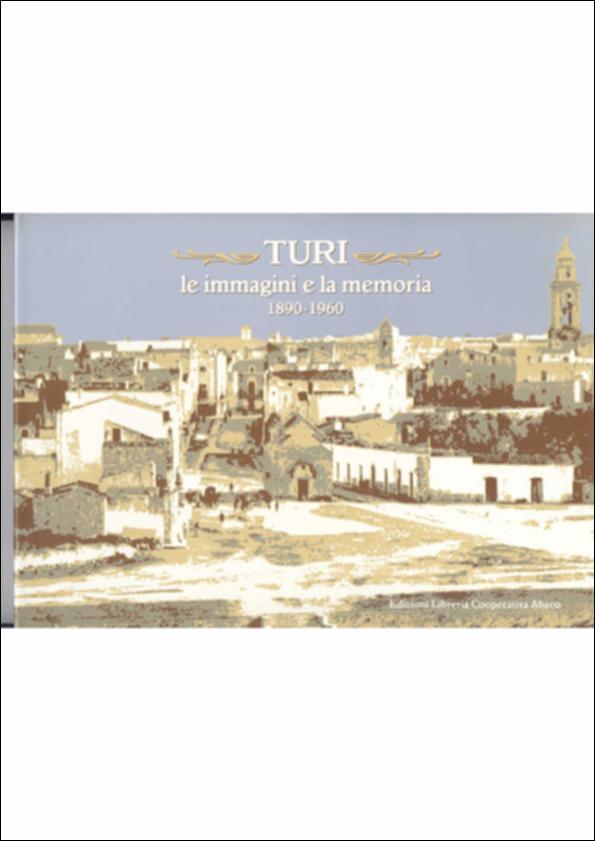 La risorsa digitalizzata è il volume edito dalla Libreria cooperativa Abaco nel 1990, a cura di Franco Giannini. La pubblicazione è concepita come una raccolta di fotografie storiche realizzate a Turi tra la fine del XIX secolo e metà del XX, con l'obiettivo di rendere omaggio alla storia della comunità e lasciare memoria di un patrimonio comune. L'operazione è nata nel 1990 ad opera di Franco Giannini, Raffaele Valentini, Giovanni Lerede e Antonio Cristallo, a seguito dell'entusiasmo mosso dall'esposizione fotografica realizzata in città nell'estate del 1988 con la collaborazione del circolo Arci "F. Curzio" di Turi. È una lettura visiva, immediata ed emozionale quella tra le pagine di questo volume, un tuffo nel passato tra luoghi, persone, costumi ed atmosfere di un ...
