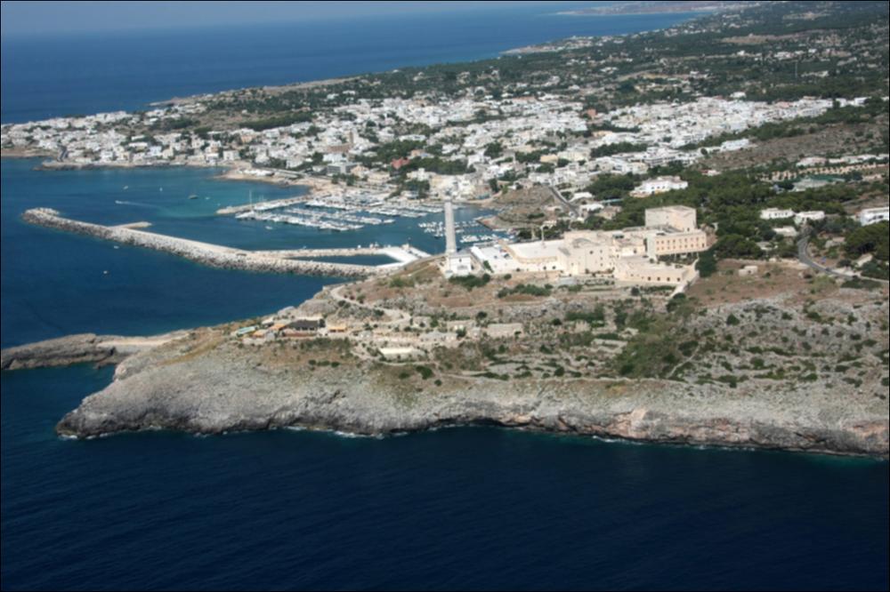 Il comune di Castrignano del Capo, rientra nell'ambito paesaggistico del Salento delle Serre. Il tratto costiero che si estende da Otranto a Santa Maria di Leuca, è un paesaggio di forte impatto paesaggistico e scenografico, l'estesa falesia è continua, alta e rocciosa, ricca di grotte, cavità, incisioni e insenature, che sovente proteggono piccole spiagge sabbiose. I tratti rocciosi verso il capo di S. Maria di Leuca, hanno grande valore naturalistico e paesaggistico, si va dalla presenza di boschi ai pascoli, che si intervallano o mescolano nella matrice ambientale dominante - quella agricola olivetata - da qui l'individuazione di diverse aree protette o di interesse comunitario. Le pareti calcaree di questa costa, si presentano modellate e articolate in diversi ordin...