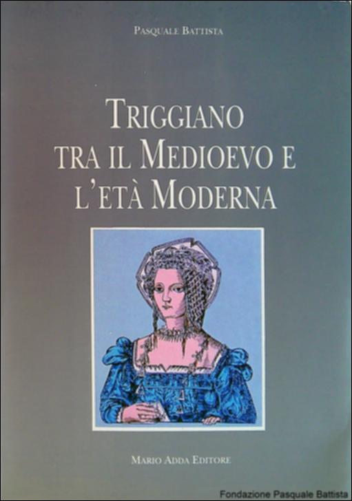 La digitalizzazione del volume “Triggiano tra il Medioevo e l’età moderna”, opera di Pasquale Battista, costituisce una preziosa risorsa per la conoscenza e divulgazione della storia più autentica della città di Triggiano di quel periodo.
La prima tappa della ricostruzione storica della città di Triggiano era stata “Triggiano al tramonto del X secolo”, in cui Battista individuava la data di origine del "casale" triggianese; in questo ultimo studio egli giunge a fornirci puntuali notizie sulla nascita delle sue libere istituzioni politiche e di molti antichi casali di Bari, sulla scorta di un nutrito numero di documenti per lo più inediti.
L'autore si propone di esporre le vicende storiche della sua città dal Medioevo all'Età moderna, cioè dalle origini all'epoca in cui ...