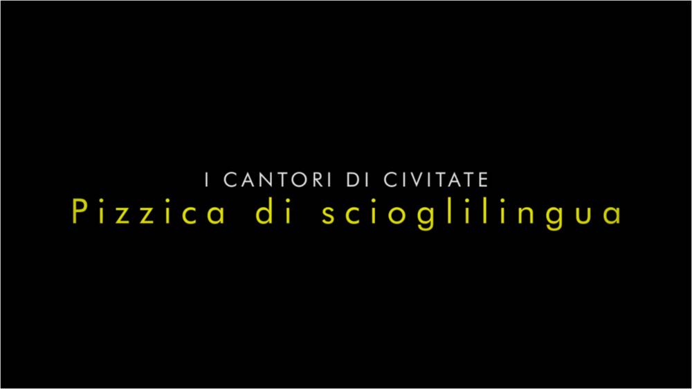 Il brano racconta la cultura contadina attraverso le sonorità e le danze pugliesi e mediterranee, dove i versi dipingono scenari della storia del nostro folklore e delle nostre tradizioni. Pizzica di scioglilingua si basa sulla ritmica della pizzica, ma i suoi versi sono un susseguirsi di scioglilingua locali cantati in dialetto locale.