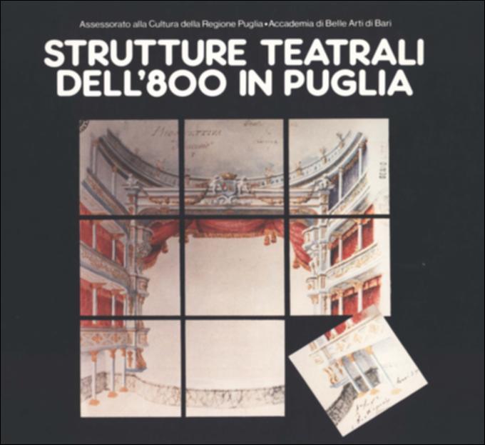 Il presente volume dedicato ai teatri delle province di Bari e Foggia è parte della grande raccolta denominata “Libri di Puglia”, progetto di digitalizzazione a cura di Nicola Pergola che ha lo scopo di rendere fruibile la produzione editoriale dei Centri regionali di servizi educativi e culturali e degli Assessorati alla cultura e alla Pubblica Istruzione della Regione Puglia, dal 1968 agli anni 2000. Realizzato con l'Accademia di Belle Arti di Bari, il lavoro censisce 71 sale teatrali e teatri di pianta – costruiti, attivi o progettati nell'Ottocento – 21 in provincia di Foggia e 50 in provincia di Bari, di cui sopravvivono rispettivamente 7 e 25. Strutture a galleria con palchetti, ma anche politeama alternativi alle strutture esistenti o facenti le veci di teatri in...