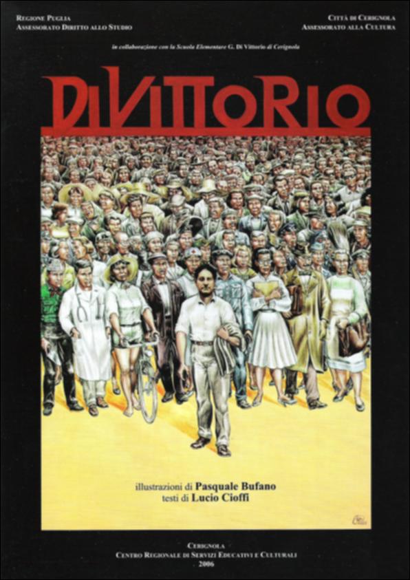 Il volume è parte della grande raccolta denominata “Libri di Puglia”, progetto di digitalizzazione a cura di Nicola Pergola che ha lo scopo di rendere fruibile la produzione editoriale dei Centri regionali di servizi educativi e culturali e degli Assessorati alla cultura e alla Pubblica Istruzione della Regione Puglia, dal 1968 agli anni 2000. Edita in collaborazione con il Comune di Cerignola e la Scuola elementare Giuseppe Di Vittorio, la pubblicazione a fumetti è il terzo numero di una collana che vuole raccontare la storia locale – con strumenti rigorosi ma accattivanti – agli studenti delle scuole elementari e medie inferiori. Quaranta tavole, con vignette e didascalie, delineano la figura del grande sindacalista cerignolano: bracciante semianalfabeta divenuto poi ...