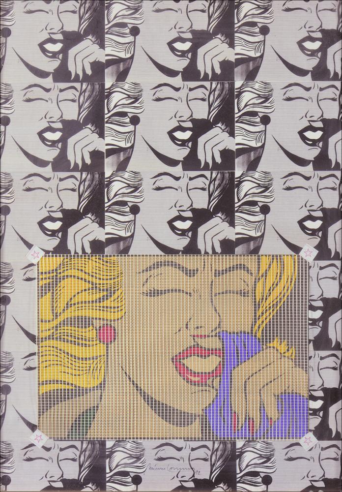 L'immagine digitale riproduce un'opera dell'artista barese Mimmo Conenna, personalità vulcanica, come lo ricordano, che seppe creare relazioni di respiro internazionali per lui e i suoi colleghi, senza mai abbandonare la sua terra. Scomparso nel 1998, Conenna fu docente della cattedra di Decorazione dal 1982 presso l'Accademia di Belle Arti di Bari e molto amato dai suoi allievi, per i quali si batteva per un rinnovamento dell'Arte in Puglia. Per questo fondò dapprima nel 1970 Centrosei, nel '75 la Cooperativa Esperienze Culturali e negli anni '80 il famoso Laboratorio Puglia, a supporto dei giovani talenti, oltre all'organizzazione di diverse edizioni dell'Expo Arte di Bari. “Senza titolo” è uno dei lavori realizzati negli anni '90 da Mimmo Conenna; come nei quadri mat...