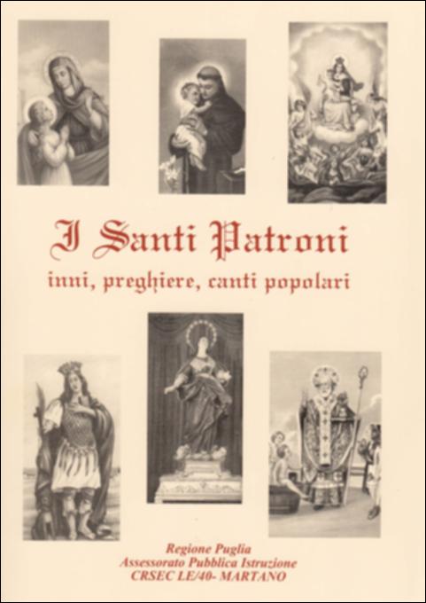 Il presente volume è parte della grande raccolta denominata “Libri di Puglia”, progetto di digitalizzazione a cura di Nicola Pergola che ha lo scopo di rendere fruibile la produzione editoriale dei Centri regionali di servizi educativi e culturali e degli Assessorati alla cultura e alla Pubblica Istruzione della Regione Puglia, dal 1968 agli anni 2000. La religiosità che si manifesta nella devozione ai santi e alla Madonna e nelle feste patronali – spesso viste come fenomeni propri delle classi subalterne – evidenziano invece le radici socio-culturali delle comunità locali e il loro modo di comunicare con il divino attraverso preghiere e canti popolari. Il volume recupera così dall'inevitabile oblio questo piccolo patrimonio – culturale e cultuale, linguistico e folclor...
