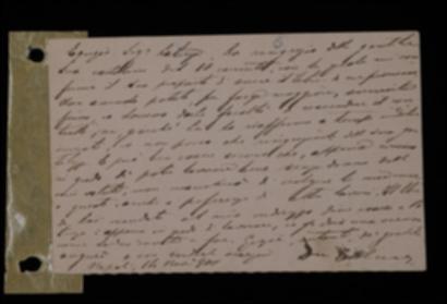 Nella lettera, Ettore Ciccotti ringrazia Laterza di aver accettato la sua richiesta di proroga e assicura che appena guarito darà la priorità alla "Psicologia".