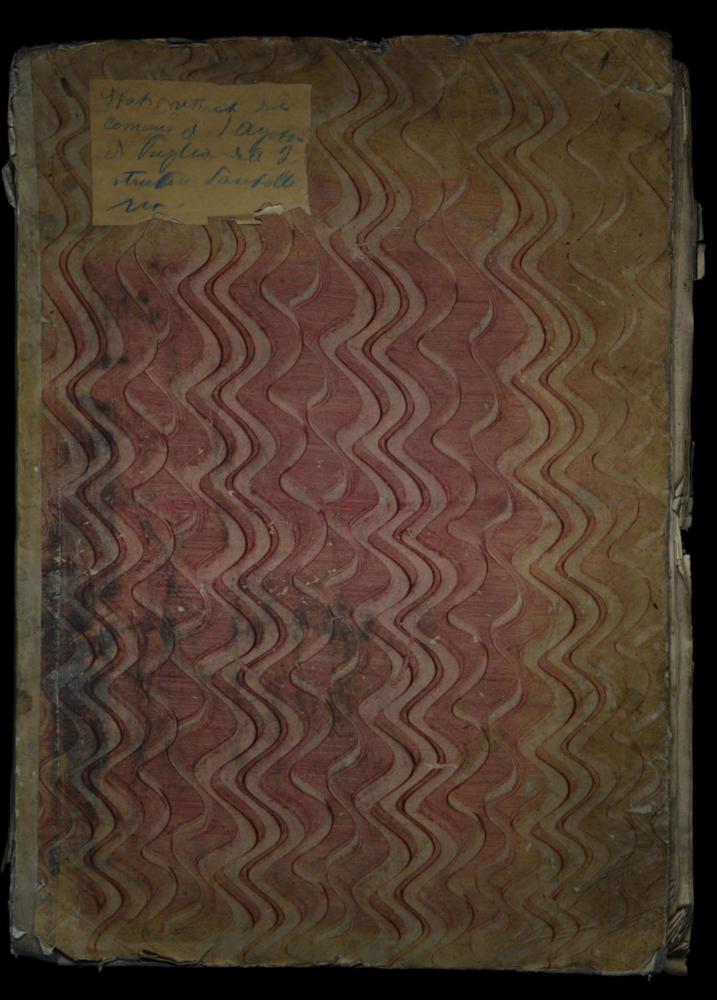 L'immagine è la scansione di un documento manoscritto originale facente parte dell'Archivio del Commissariato Regionale degli Usi Civici. Il documento in oggetto - Registro dei bilanci comunali di Santa Agata di Puglia del 1810 - è un registro contenente i bilanci comunali, ovvero conto presuntivo delle entrate e delle spese, del Comune di Sant'Agata di Puglia dal 1810 al 1862.
