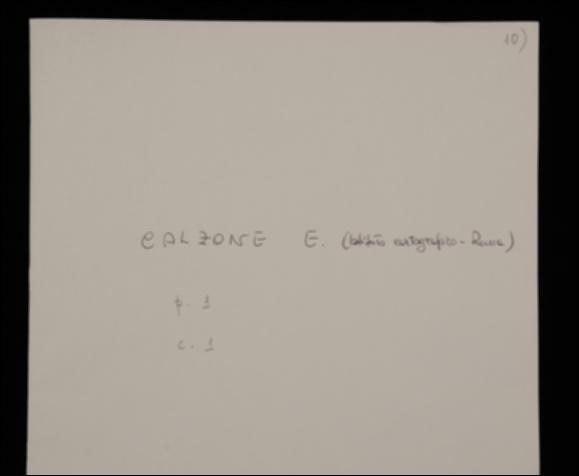 Nella minuta, l'editore Giovanni Laterza risponde a contestazioni ricevute da Calzone e propone possibili soluzioni per evitare contenziosi giuridici in merito alla pubblicazione del volume "L'acquedotto delle Puglie" di Giovanni Francesco Cadolini.