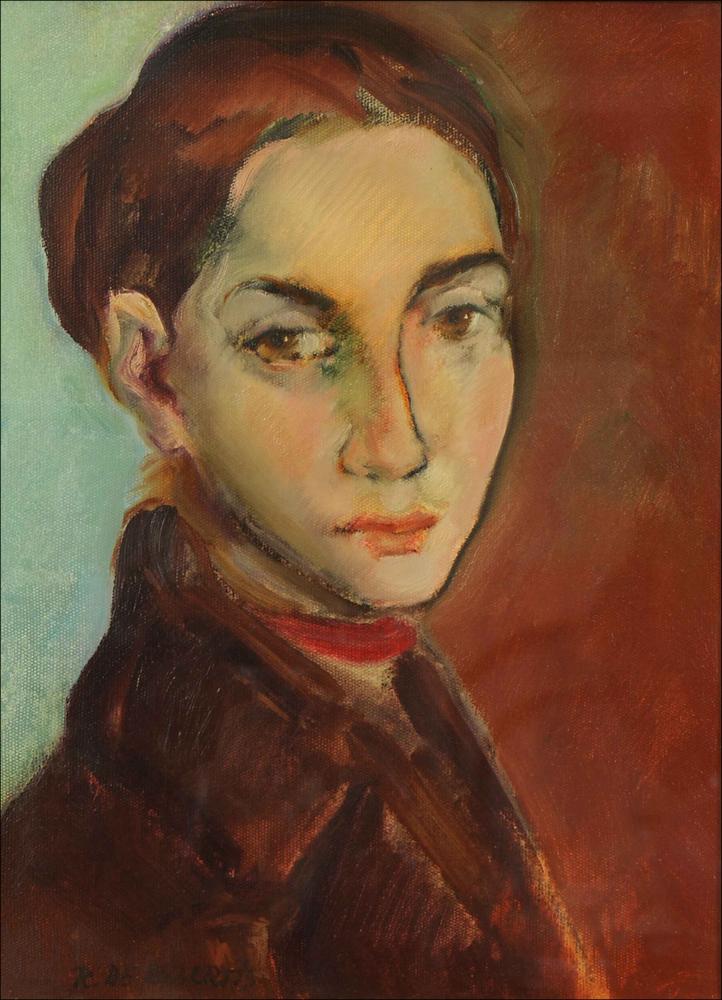 “Lidia” è la riproduzione digitale di un olio su tela realizzato da Roberto De Robertis, artista pugliese che segnerà il cambiamento della scena artistica e culturale di Bari negli anni Trenta del Novecento. Nel volto della donna si riconosce l'amata nipote dell'artista, da questo più volte rappresentata, in diversi momenti della vita. Il dipinto è caratterizzato da toni bruni che riscaldano il malinconico volto dell'elegante donna. Formatosi inizialmente nella bottega barese del pittore veneto Mario Prayer e trasferitosi successivamente a Milano, dove conseguirà il diploma di decorazione pittorica presso l'Accademia di Brera, De Robertis fa ritorno a Bari negli anni Trenta del Novecento diventando da subito il punto di riferimento del panorama artistico e culturale bar...