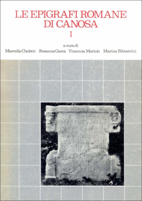 Il volume “Le epigrafi romane di Canosa I” è parte della grande raccolta denominata “Libri di Puglia”, progetto di digitalizzazione a cura di Nicola Pergola che ha lo scopo di rendere fruibile la produzione editoriale dei Centri regionali di servizi educativi e culturali e degli Assessorati alla cultura e alla Pubblica Istruzione della Regione Puglia, dal 1968 agli anni 2000. Realizzata col Dipartimento di Scienze dell'Antichità dell'Università degli Studi di Bari, la raccolta presenta le iscrizioni di età romana rinvenute – fino al 1985 – nel territorio dell'antica Canusium, comprendente gli ambiti comunali di Canosa, Barletta, Andria, Trani e parzialmente Cerignola, Lavello, Minervino Murge e Corato. Inedite, o già presenti in pubblicazioni ormai solo antiquarie, le e...