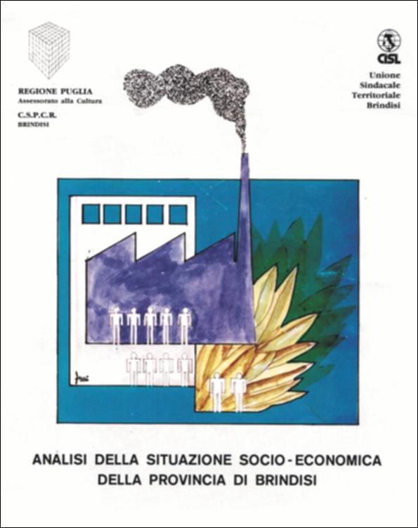 Il volume è parte della grande raccolta denominata “Libri di Puglia”, progetto di digitalizzazione a cura di Nicola Pergola che ha lo scopo di rendere fruibile la produzione editoriale dei Centri regionali di servizi educativi e culturali e degli Assessorati alla cultura e alla Pubblica Istruzione della Regione Puglia, dal 1968 agli anni 2000. Nell'ambito del progetto di costituzione del Centro di Documentazione Socio-Economica di Brindisi e Provincia dal 1943 ad oggi la pubblicazione – realizzata con la sezione brindisina della CISL e con la collaborazione di Vitantonio Gioia e Luigi Za dell'Università di Lecce – presenta dati e contributi relativi al periodo 1980-1983. La riflessione sull'andamento della situazione economica provinciale è inserita nel più ampio panora...