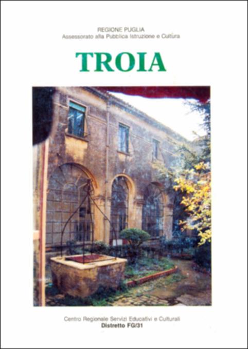Il documento è parte della grande raccolta denominata “Libri di Puglia”, progetto di digitalizzazione a cura di Nicola Pergola che ha lo scopo di rendere fruibile la produzione editoriale dei Centri regionali di servizi educativi e culturali e degli Assessorati alla cultura e alla Pubblica Istruzione della Regione Puglia, dal 1968 agli anni 2000. Alla realizzazione di un documentario videoregistrato sui beni culturali del comune di Troia, segue questa ricerca realizzata grazie al CRSEC FG/31 che nasce dall'esigenza di dotare la comunità locale di uno strumento per la conoscenza del contesto socio- ambientale del territorio. Suddivisa in tre sezioni la pubblicazione – che si avvale di testi e ricerche di Gennaro Ciavarella – prende anzitutto in esame l'aspetto fisico del...