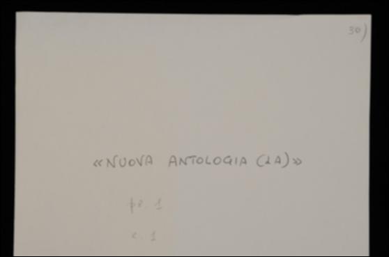 Nel telegramma, l'editore della "Nuova Antologia" comunica che non acquistano mai i diritti di proprietà intellettuale dei contributi pubblicati.