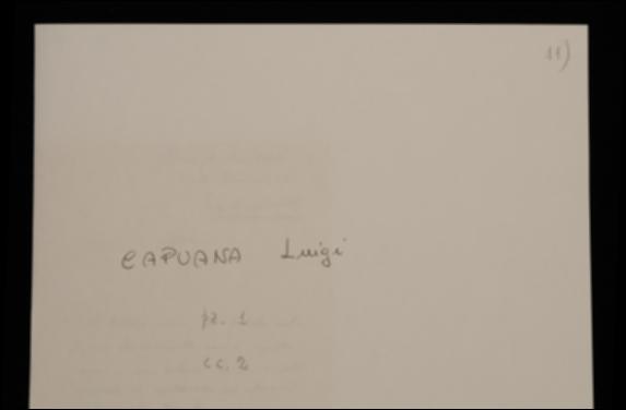 Nella lettera, Luigi Capuana propone a Laterza un accordo per la pubblicazione del volume.