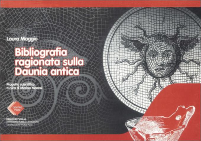 Il volume è parte della grande raccolta denominata “Libri di Puglia”, progetto di digitalizzazione a cura di Nicola Pergola che ha lo scopo di rendere fruibile la produzione editoriale dei Centri regionali di servizi educativi e culturali e degli Assessorati alla cultura e alla Pubblica Istruzione della Regione Puglia, dal 1968 agli anni 2000. “Bibliografia ragionata sulla Daunia antica – vol. I” nasce sul progetto scientifico preliminare avviato dalla Dott.ssa Marina Mazzei nel 1995 con l'intento di ordinare e raccogliere le fonti bibliografiche inerenti alla Daunia Antica dal 1557 al 1963 e fornire un quadro ampio e complessivo della civiltà dauna e che aveva già steso un elenco di 1400 titoli individuati dagli operatori del CRSEC. Il progetto editoriale, utile strume...