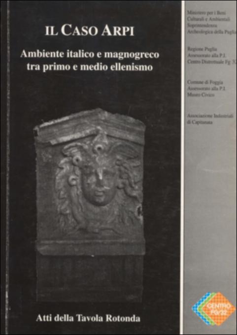 Il volume “Il caso Arpi. Ambiente italico e magnogreco tra primo e medio ellenismo. Atti della tavola rotonda. Foggia, Museo civico, 8 marzo 1996” è parte della grande raccolta denominata “Libri di Puglia”, progetto di digitalizzazione a cura di Nicola Pergola che ha lo scopo di rendere fruibile la produzione editoriale dei Centri regionali di servizi educativi e culturali e degli Assessorati alla cultura e alla Pubblica Istruzione della Regione Puglia, dal 1968 agli anni 2000. Nella pubblicazione – con i suoi obiettivi di divulgazione scientifica e di civile denuncia – s'intrecciano il mito, la storia, la tragedia dello scavo clandestino e della commercializzazione dei reperti sottratti alla collettività e provenienti da Arpi. Un'area di notevoli dimensioni – protetta ...