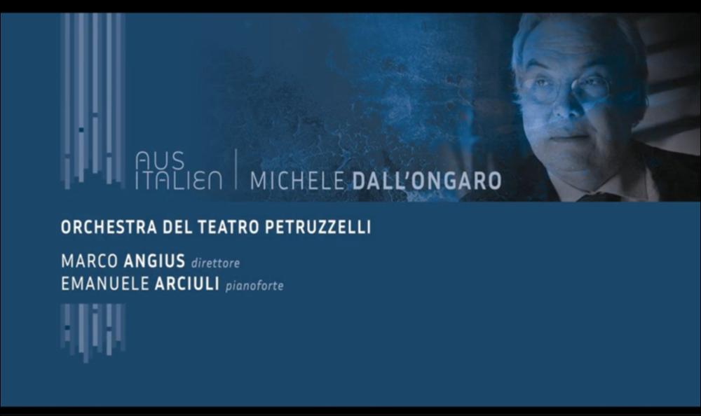 Apre il concerto del 18 maggio 2021, per la rassegna musicale AUS ITALIEN, l’incontro “Visti da vicino, video incontri con chi fa musica oggi”, un’interessante occasione di approfondimento con il compositore Michele dall’Ongaro e il direttore d’orchestra Marco Angius, curato dal critico musicale Carla Moreni.
La serata è stata dedicata alla musica del compositore Michele Dall’Ongaro, con trasmissione streaming del concerto.
In Programma tre esecuzioni: “Il trionfo del tempo e del disinganno”, per pianoforte e orchestra (1992), “La Primavera”, per pianoforte e archi (2004), “Checkpoint”, per orchestra da camera, (2009).
Nella sua carriera di compositore, Michele Dall’Ongaro ha esplorato linguaggi diversi.
Nei suoi primi lavori, negli anni Settanta, la scrittura è statica...