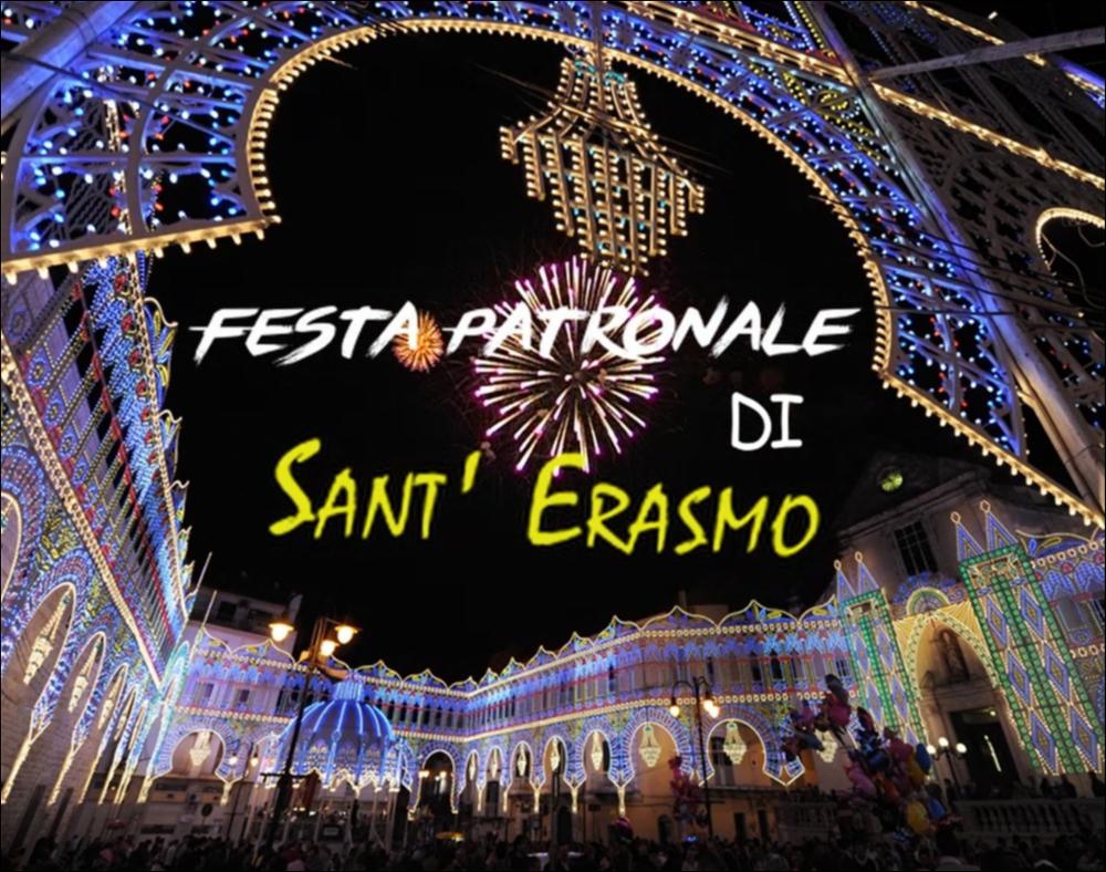 <div class="ql-editor"><div>Questo video, a cura di Elio Morgese in collaborazione con il Comitato Feste, offre la visione dei momenti salienti che caratterizzano la Festa Patronale di Sant’Erasmo a Santeramo in Colle (BA).</div><div>La Festa Patronale in onore di Sant’Erasmo si celebra il 2 giugno ed è uno degli appuntamenti più sentiti dalla comunità. La giornata è ricca di eventi religiosi e civili che si susseguono nell’arco dell’intera giornata.</div><div>Al mattino si apre con la solenne celebrazione eucaristica presieduta dal Vescovo, alla presenza delle autorità civili e militari e di numerosi fedeli. Segue il tradizionale rito della consegna delle chiavi al Santo Patrono, simbolo di affidamento e devozione della ...