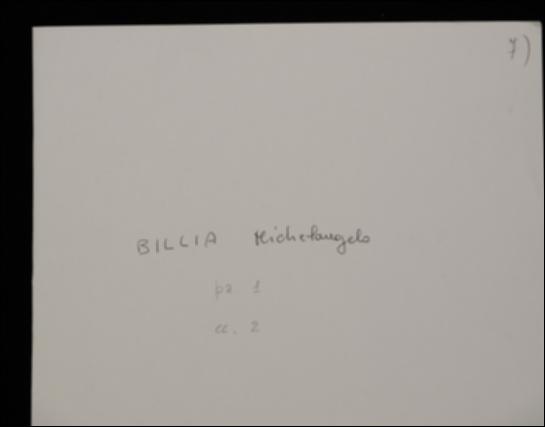Nella lettera, Michelangelo Billia propone a Laterza la stampa della seconda edizione delle tre sue opere principali “Esiglio di S. Agostino" - "L'objet de la conaissance" - "L'Essere e la Conoscenza”.