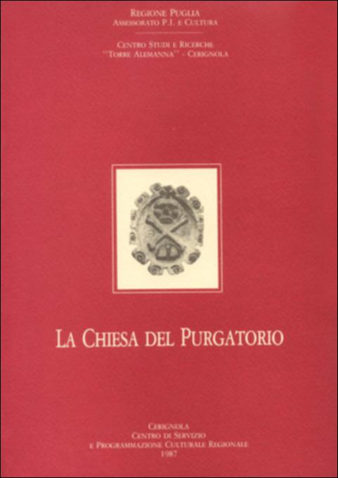 Il volume “La Chiesa del Purgatorio” è parte della grande raccolta denominata “Libri di Puglia” progetto di digitalizzazione a cura di Nicola Pergola che ha lo scopo di rendere fruibile la produzione editoriale dei Centri regionali di servizi educativi e culturali e degli Assessorati alla cultura e alla Pubblica Istruzione della Regione Puglia, dal 1968 agli anni 2000. La ricerca è fondamentalmente una schedatura del patrimonio epigrafico e artistico di quella che è una delle più antiche chiese di Cerignola, eretta nel Cinquecento – insieme al contiguo Palazzo del Gesù – dai padri Gesuiti. Una breve storia della presenza in città – voluta dalla famiglia Caracciolo, feudataria di Cerignola – di quest'ordine religioso, dell'istituzione del Collegio e della fondazione dell...