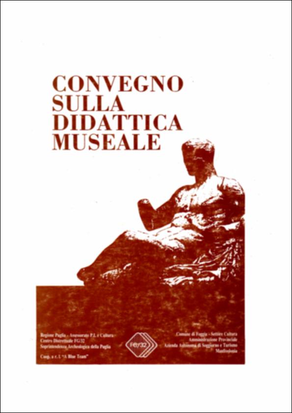 Il volume è parte della grande raccolta denominata “Libri di Puglia”, progetto di digitalizzazione a cura di Nicola Pergola che ha lo scopo di rendere fruibile la produzione editoriale dei Centri regionali di servizi educativi e culturali e degli Assessorati alla cultura e alla Pubblica Istruzione della Regione Puglia, dal 1968 agli anni 2000. Sono maturate in Italia numerose e diverse esperienze nel campo della didattica museale: e la crescente sensibilità verso il problema della conoscenza del bene culturale, specie in età scolastica, rende necessaria la circolazione dei risultati raggiunti e la creazione di momenti di confronto delle sperimentazioni realizzate. In quest'ottica nasce il convegno foggiano: che ha interessato diversi campi dell'applicazione della didatt...