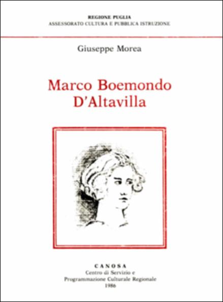 Il volume è parte della grande raccolta denominata “Libri di Puglia”, progetto di digitalizzazione a cura di Nicola Pergola che ha lo scopo di rendere fruibile la produzione editoriale dei Centri regionali di servizi educativi e culturali e degli Assessorati alla cultura e alla Pubblica Istruzione della Regione Puglia, dal 1968 agli anni 2000. Fra i tanti eroi della prima crociata – di cui la letteratura e soprattutto il Tasso raccontano – non è presente la figura leggendaria e complessa di Marco Boemondo d'Altavilla, principe d'Antiochia, “piccolo dio dei Cristiani”: odiato, invidiato e amato, geniale nei piani bellici, sottile in politica, protagonista di una spedizione, la quarta, formata da normanni e italiani. Il volume colma questa lacuna dedicando all'illustre ca...