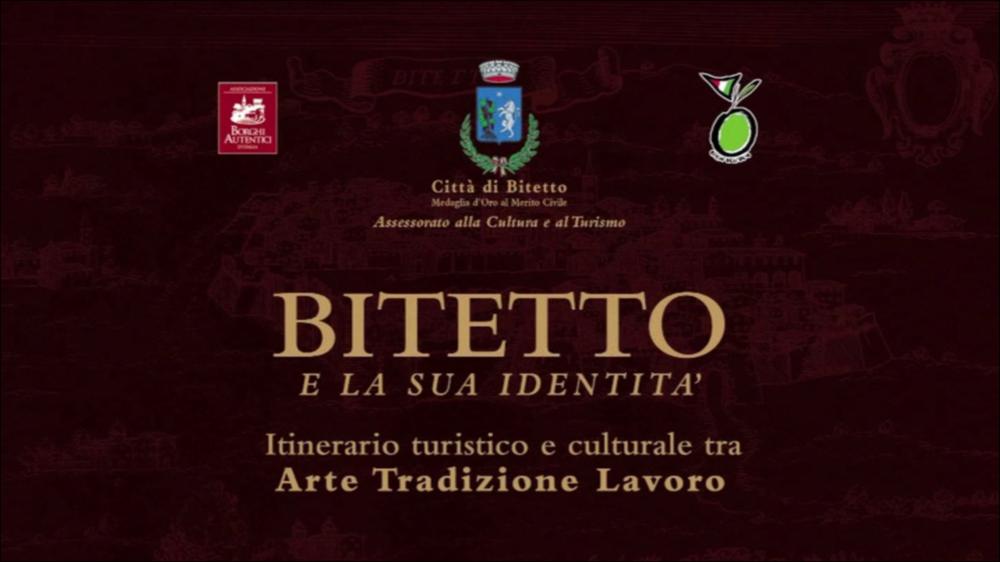 Il video è realizzato nell'ambito di “Borghi Autentici d'Italia”, progetto nato per valorizzare bellezza e autenticità di piccoli e medi comuni italiani, sparsi anche sul territorio pugliese. La risorsa “Bitetto e la sua identità” propone una galleria fotografica che racconta i luoghi caratterizzanti del comune dell'entroterra barese, noto anche come “Città dell'Oliva Termite”. Le immagini, realizzate come slideshow, guidano lo spettatore in un vero e proprio itinerario turistico e culturale per le vie di Bitetto, tra i suoi principali monumenti e durante alcuni degli eventi più significativi della tradizione locale e della fede. Le chiese rappresentano certamente un patrimonio di grande valore, non solo religioso ma soprattutto architettonico come ben rappresenta la Ca...