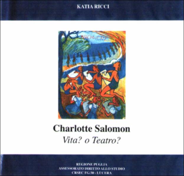 Il volume “Charlotte Salomon - Vita? o Teatro?” è parte della grande raccolta denominata “Libri di Puglia” progetto di digitalizzazione a cura di Nicola Pergola che ha lo scopo di rendere fruibile la produzione editoriale dei Centri regionali di servizi educativi e culturali e degli Assessorati alla cultura e alla Pubblica Istruzione della Regione Puglia, dal 1968 agli anni 2000. Charlotte Salomon è una artista, proveniente da una colta famiglia ebrea della borghesia tedesca, deportata ad Auschwitz nel 1943 e uccisa – a 26 anni – nelle camere a gas. La sua breve vita, costellata di tragici lutti – come il suicidio della mamma, della nonna, e di altre quattro donne della famiglia – e condizionata dalle leggi razziali e dalle persecuzioni, fu però vissuta intensamente: se...
