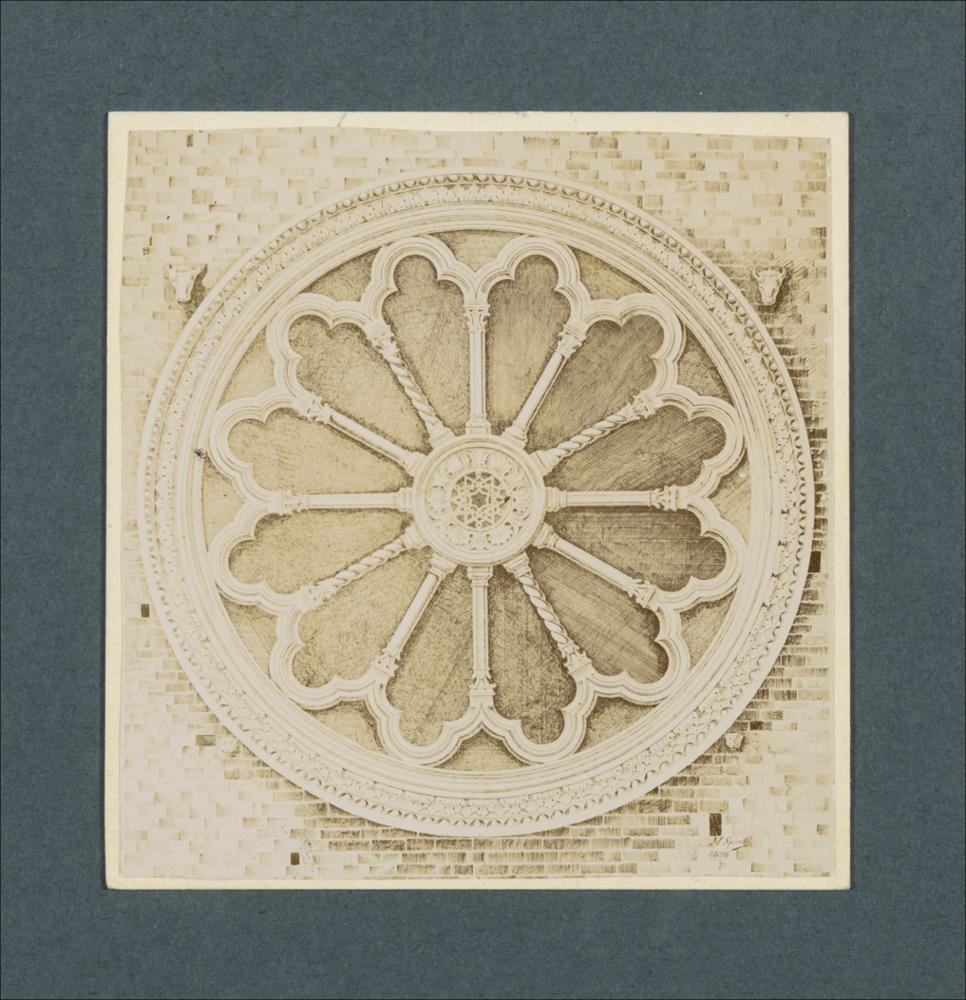 <div class="ql-editor"><div><span>Documentazione fotografica del rilievo grafico del rosone della Cattedrale di Ruvo di Puglia.</span></div><div><span class="ql-cursor">﻿</span>La raccolta fotografica di Giuseppe Ceci (1863-1938), studioso delle arti figurative dell’Italia meridionale e tra i promotori delle Società di Storia Patria di Napoli e della Puglia, si inserisce nel vivace clima culturale dell’Italia postunitaria, caratterizzato dal progressivo consolidarsi di una «coscienza nazionale» alimentata anche dal confronto e dal dialogo con le realtà storiche e culturali locali.</div><div>Oggi la Biblioteca Comunale di Andria conserva oltre settecento fotografie dedicate alla Puglia medievale, a Napoli e al patrimonio storico-art...