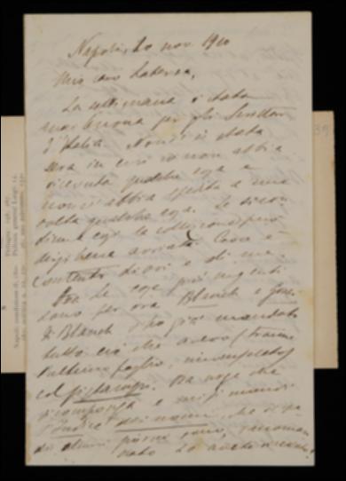 Avendogli già inviato la maggior parte delle bozze dei volumi di Luigi Blanch e Carlo Gozzi e prevedendo di licenziarli entrambi entro una settimana, nella lettera Fausto Nicolini fornisce a Giovanni Laterza alcune istruzioni affinché i due volumi possano essere completati ai primi di dicembre: si attende la composizione dell'indice onomastico del primo, compilato da V. Morelli, cui si dovrà spedire il compenso stabilito; presto si invierà in tipografia l'indice onomastico del secondo. Altre indicazioni vengono poi fornite all'editore al fine di poter pubblicare entro i primi di gennaio il volume di Jacopo Vittorelli, il terzo di Matteo Bandello e il primo di Teofilo Folengo; in particolare per quest'ultimo il Nicolini si riserva di ricevere copia delle diverse prove e ...