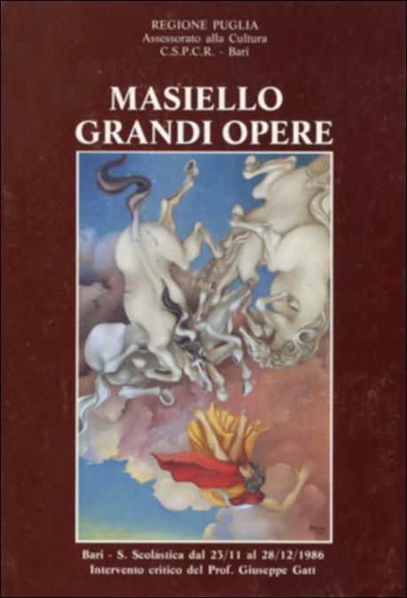 Il volume è parte della grande raccolta denominata “Libri di Puglia”, progetto di digitalizzazione a cura di Nicola Pergola che ha lo scopo di rendere fruibile la produzione editoriale dei Centri regionali di servizi educativi e culturali e degli Assessorati alla cultura e alla Pubblica Istruzione della Regione Puglia, dal 1968 agli anni 2000. Parte integrante di una mostra del pittore Matteo Masiello – pittore e grafico tout court, i cui olii solo indirettamente richiamano i maestri del passato – la pubblicazione svela al grande pubblico la poetica di un artista che ripropone, in chiave moderna, l'antica tradizione allegorica. Precedute da un saggio di Piero Mandrillo, sei riproduzioni a colori di opere significative – con una breve biografia e una panoramica di sintet...
