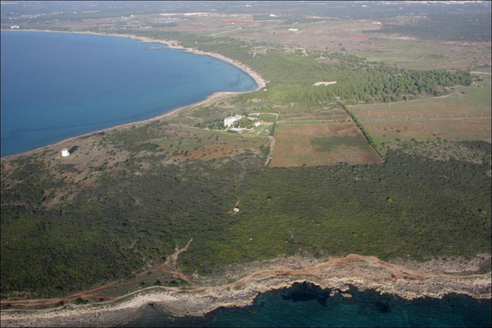 Il comune di Gallipoli, rientra nell'ambito paesaggistico del Salento delle Serre. Il tratto costiero che si estende da Torre Vado (al confine tra Marciano di Leuca e Salve) all'area di Torre d'Alto Lido (al confine tra Galatone e Nardò), si differenzia: a partire dalla marina di Salve, sita a nord-ovest di Torre Vado, fino a Torre S. Giovanni, il litorale si presenta prevalentemente sabbioso ed è intervallato solo da brevi tratti di costa rocciosa bassa. Tra gli arenili, domina la grande spiaggia delle Pesculuse estesa per ben 12 km. Dopo Punta Pizzo si estende un'altra ampia spiaggia falcata, con al centro la zona residenziale di Baia Verde, intervallata solo in alcuni punti da tratti rocciosi con spiaggia sabbiosa al piede. Particolarmente interessanti risultano qui ...