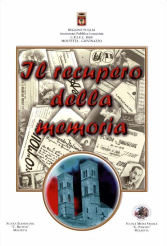 Il volume è parte della grande raccolta denominata “Libri di Puglia”, progetto di digitalizzazione a cura di Nicola Pergola che ha lo scopo di rendere fruibile la produzione editoriale dei Centri regionali di servizi educativi e culturali e degli Assessorati alla cultura e alla Pubblica Istruzione della Regione Puglia, dal 1968 agli anni 2000. Realizzata a quattro mani, con gli alunni e i docenti della Scuola elementare Cesare Battisti e della Scuola media Giovanni Pascoli di Molfetta, la ricerca ricostruisce – con l'ausilio di fonti scritte, orali e iconograﬁche – la vita della città fra il 1928 e il 1948. Viene così alla luce nelle sue tante sfaccettature – attraverso il racconto di nonni e genitori – il ventennio fascista presente nell'organizzazione della scuola e d...