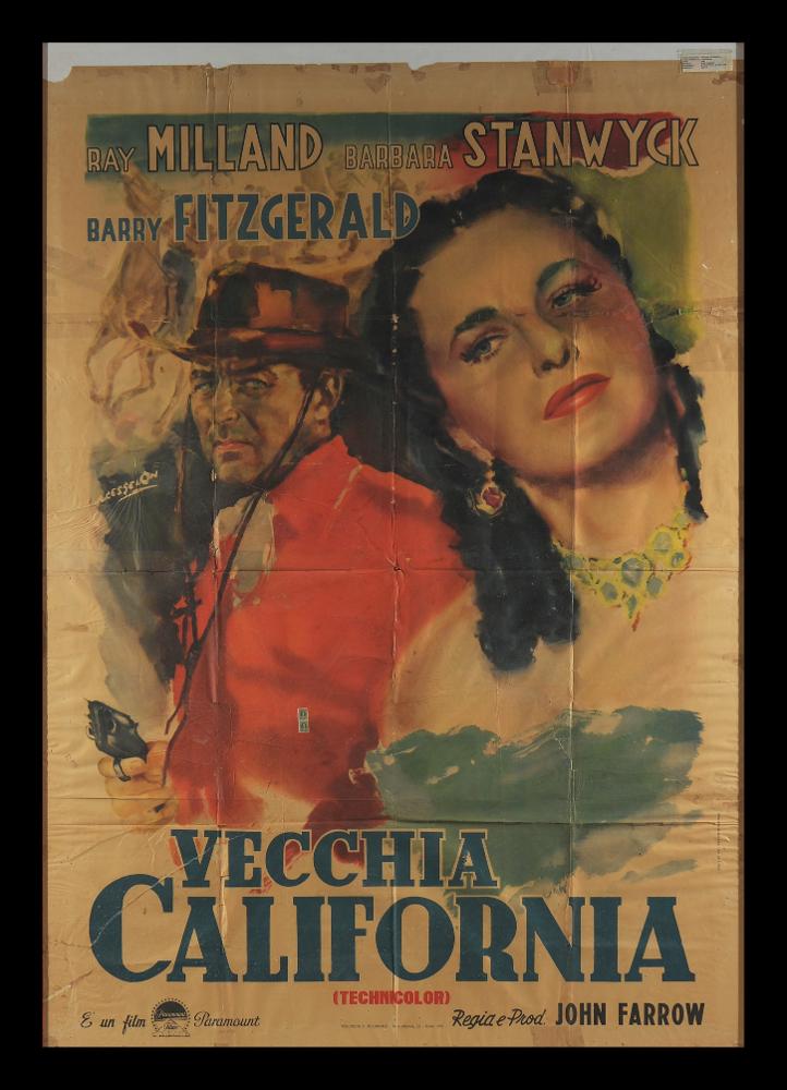 Il manifesto è a firma di Angelo Cesselon. È considerato uno dei pittori di cinema più originali e il suo stile si fonda su composizioni innovative e un cromatismo vibrante e dinamico mediante colpi di pennello e di spatola. Il caso di questo manifesto mostra i suoi inizi con colori più acquerellati e concentrando sulla realizzazione di due ritratti di grandi dimensioni di Ray Milland e Barbara Stanwyck. Il manifesto originale è conservato nell’Archivio della Mediateca Regionale Pugliese....