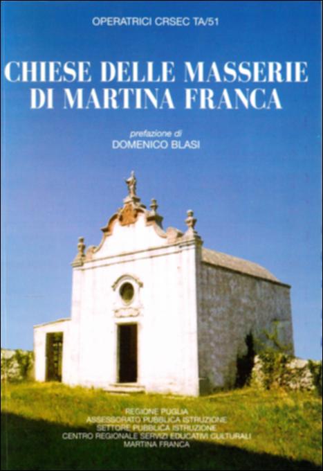 Il volume “Chiese delle masserie di Martina Franca” è parte della grande raccolta denominata “Libri di Puglia” progetto di digitalizzazione a cura di Nicola Pergola che ha lo scopo di rendere fruibile la produzione editoriale dei Centri regionali di servizi educativi e culturali e degli Assessorati alla cultura e alla Pubblica Istruzione della Regione Puglia, dal 1968 agli anni 2000. Escluse le cosiddette chiese di contrada, e quelle comprese in aziende rurali che non si connotano come complessi masserizi, il volume dà conto dello scrupoloso censimento di settantanove chiese di masserie: complessi sorti per organizzare le forze produttive del mondo agricolo, garantire agli uomini una residenza permanente in campagna e un sicuro ricovero per animali e attrezzi, e che div...
