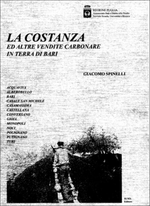 Il volume è parte della grande raccolta denominata “Libri di Puglia” progetto di digitalizzazione a cura di Nicola Pergola che ha lo scopo di rendere fruibile la produzione editoriale dei Centri regionali di servizi educativi e culturali e degli Assessorati alla cultura e alla Pubblica Istruzione della Regione Puglia, dal 1968 agli anni 2000. Nell'ambito delle lotte per l'indipendenza e l'unità nazionale che vanno sotto il nome di Risorgimento, un posto di rilievo spetta sicuramente alla Carboneria, nata nel Mezzogiorno e da qui diffusasi in tutta Italia. Ben 300.000 gli iscritti alle mille “vendite” del Regno delle Due Sicilie, 8400 i carbonari affiliati in Terra di Bari nel 1820. Attingendo a tre voluminosi registri manoscritti dell'Archivio di Stato di Bari, il volum...