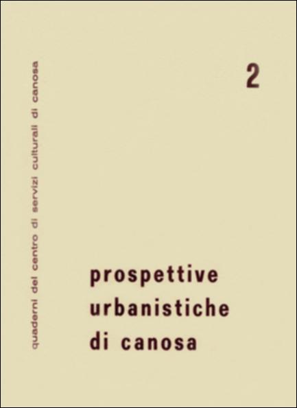 Il volume è parte della grande raccolta denominata “Libri di Puglia”, progetto di digitalizzazione a cura di Nicola Pergola che ha lo scopo di rendere fruibile la produzione editoriale dei Centri regionali di servizi educativi e culturali e degli Assessorati alla cultura e alla Pubblica Istruzione della Regione Puglia, dal 1968 agli anni 2000. L'opuscolo presenta gli atti convegno di studi tenuto, 1968, nel quadro di una serie di sulle strutture urbanistiche e territoriale del comprensorio canosino. Enzo Michilli, docente di urbanistica all'Università di Bari, e Domenico Di Bari, architetto incaricato del piano regolatore di Canosa, dibattono sulla portata della prima legge urbanistica del 1942 – e le collegate 167 del 1962 e 765 del 1967 – e ricostruiscono rapidamente ...