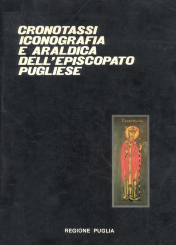 Il volume “Cronotassi iconografia e araldica dell'Episcopato pugliese” è parte della grande raccolta denominata “Libri di Puglia” progetto di digitalizzazione a cura di Nicola Pergola che ha lo scopo di rendere fruibile la produzione editoriale dei Centri regionali di servizi educativi e culturali e degli Assessorati alla cultura e alla Pubblica Istruzione della Regione Puglia, dal 1968 agli anni 2000. Realizzato con l'Unione Regionale dei Centri di Ricerche Storiche Artistiche Archeologiche e Speleologiche di Puglia, il corposo lavoro delinea un quadro esaustivo dell'episcopato pugliese – con i suoi oltre 2600 vescovi distribuiti nelle 48 diocesi storiche – in un arco temporale che va dal IV secolo ai giorni nostri. Le introduzioni di Giorgio Otranto, Pasquale Corsi e ...