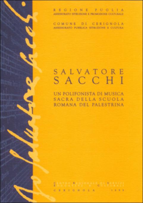 Il presente volume è parte della grande raccolta denominata “Libri di Puglia”, progetto di digitalizzazione a cura di Nicola Pergola che ha lo scopo di rendere fruibile la produzione editoriale dei Centri regionali di servizi educativi e culturali e degli Assessorati alla cultura e alla Pubblica Istruzione della Regione Puglia, dal 1968 agli anni 2000. Cerignolano di nascita ma romano di adozione, Salvatore Sacchi è uno dei numerosi compositori che esercitarono la professione di maestro di cappella e di organista, producendo componimenti di musica sacra i cui canoni stilistici si ispiravano ai cambiamenti controriformistici successivi al Concilio di Trento. Oggetto del volume è l'unica opera pervenuta di questo autore – stampata a Roma da Bartolomeo Zannetti nel 1607, i...