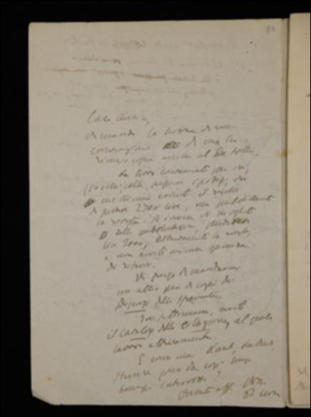 Comunicando l'invio di una bozza di convenzione da stipularsi tra Giovanni Laterza e i direttori de “La Cultura” Cesare De Lollis e Nicola Festa, Benedetto Croce espone all'editore barese i possibili vantaggi nel proseguire la pubblicazione del periodico fino a tutto il 1912. Il filosofo poi prega il Laterza di spedirgli alcune copie del volume di Silvio Spaventa e di informarlo in merito alla pubblicazione dei volumi di Immanuel Kant, Gottfried W. Leibniz e David Hume; infine gli comunica che a giorni gli spedirà il catalogo della collezione degli scrittori d'Italia. In allegato vi è una bozza della convenzione per "La Cultura" con due annotazioni in calce: la prima di Cesare De Lollis, datata 7 dicembre 1909 e rivolta a Croce, il quale sembra accennarvi in una missiva...